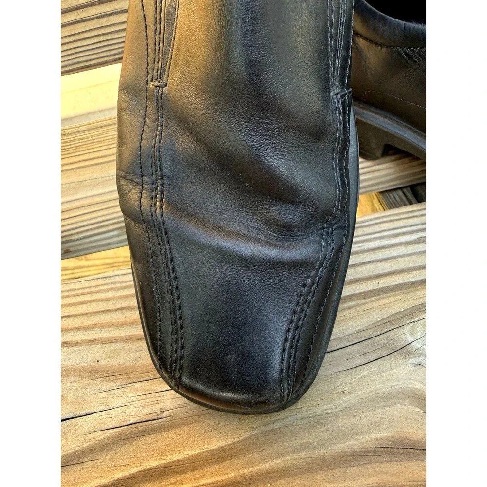 ECCO Soft Classic Loafer Shoes Men's Black Leather Slip On Comfort  EU 43 US 9.5